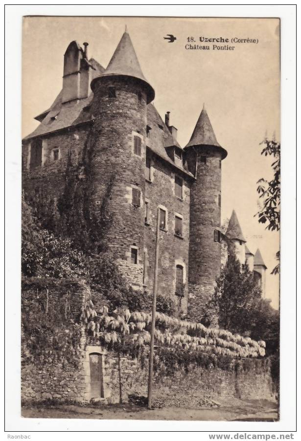 CPA----19-----Uzerche---- CHATEAU----PONTIER - Uzerche