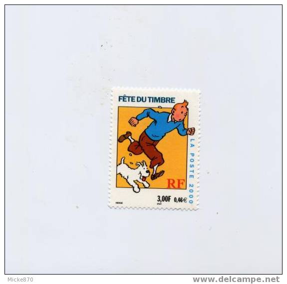 France N°3303 Neuf** Tintin - Bandes Dessinées