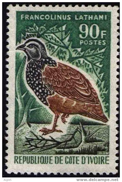 Cote D´Ivoire. Oiseau . Poule De Rocher - Gallinacées & Faisans