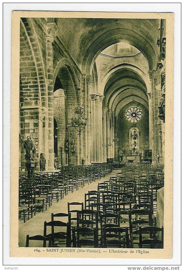 SAINT JUNIEN - Intérieur De L´Eglise - Saint Junien