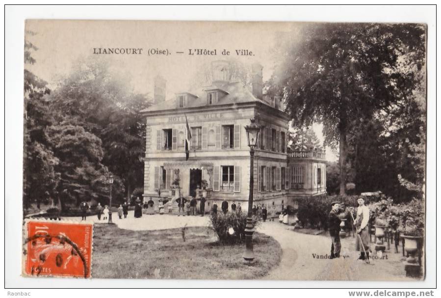 CPA--60-----Liancourt---- HOTEL  De VILLE - Liancourt