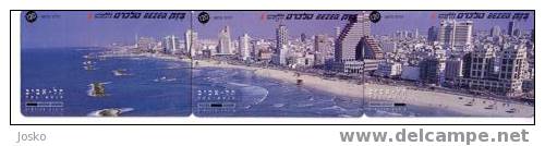 PUZZLES - Israel - Set Of 3.puzzle Cards TEL-AVIV - Puzzles