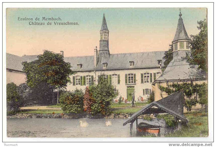 6881 - MEMBACH - Château De Vreuschmen   *en Couleurs* - Baelen