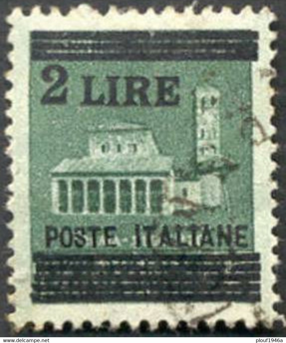 Pays : 247,04 (Italie: Royaume : Umberto II (1944-1946)  Yvert Et Tellier N°:  453 (o) - Used