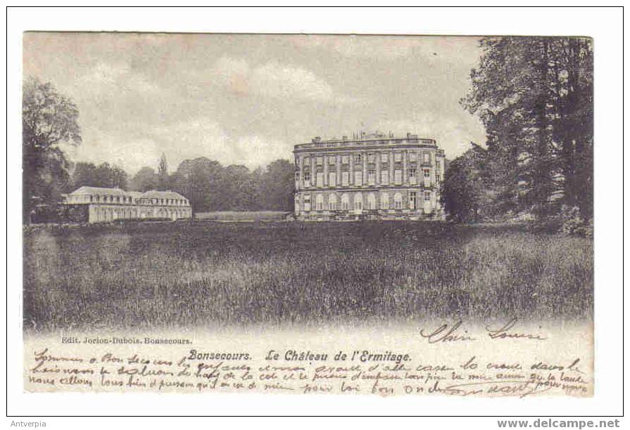 Bonsecours Le Chateau De L'ermitage 1905 - Péruwelz