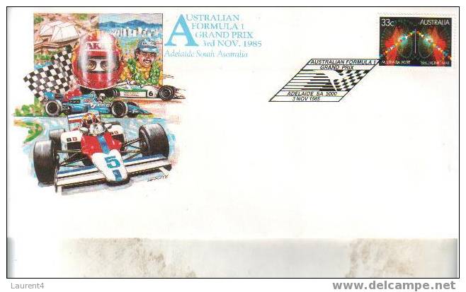 FDC Grand Prix + 3 Carte Postale / Premier Jour "Grand Prix" + Postcard - Automobilismo