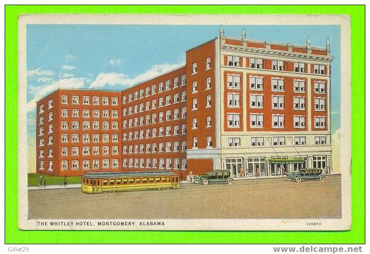 MONTGOMERY, AL - THE WHITLEY HOTEL - ANIMATED OLD CARS - - Montgomery