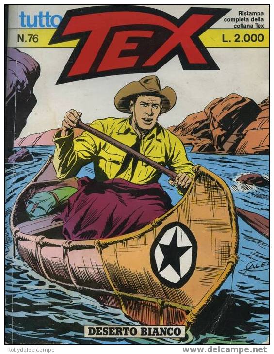 TX076R - TEX - N. 76 - Ristampa Dei Primi Anni '90 - Tex