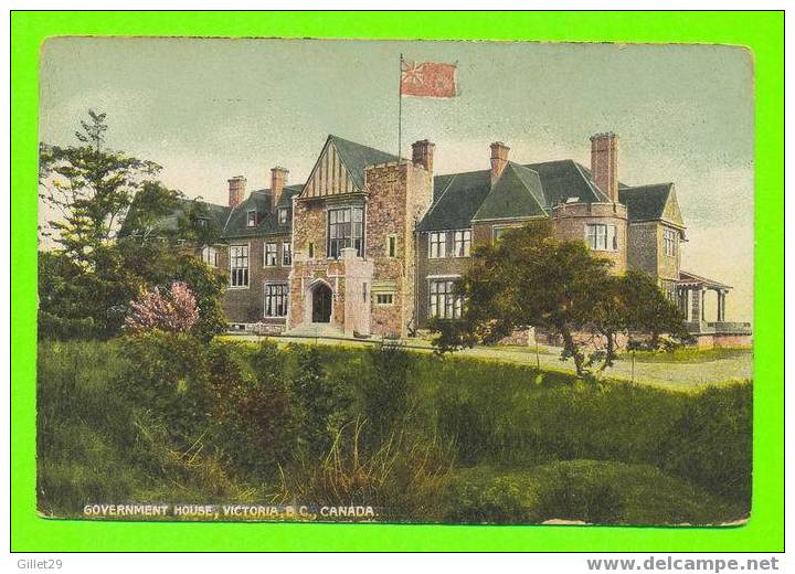 VICTORIA, B.C. - GOVERNMENT HOUSE - PUBLISHED BY NERLICH & CO - CARD NEVER BEEN USE - - Victoria