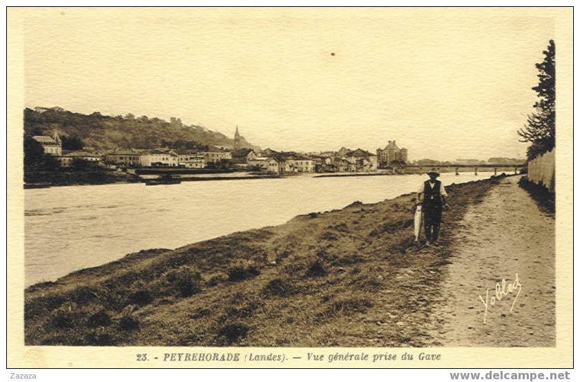 23 Peyrehorade Vue Générale Prise Du Gave - Peyrehorade