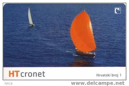 CROATIA - 2001/TK17 - HTcronet - Sail-boats - Bateaux