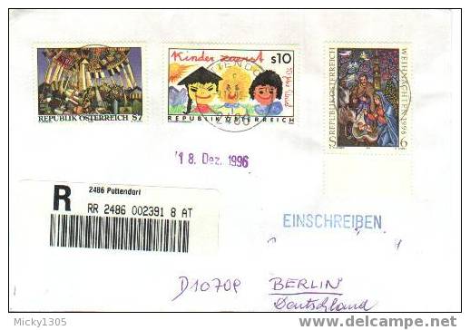 Österreich / Austria - Einschreiben / Registered Letter (1552) - Briefe U. Dokumente