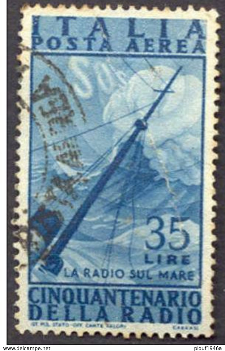 Pays : 247,1 (Italie : République) Yvert Et Tellier N° : Aé  127 (o) - Airmail