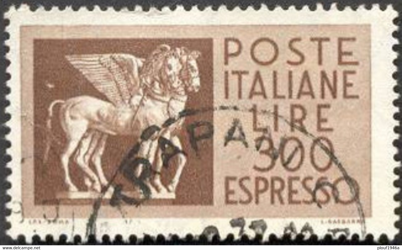 Pays : 247,1 (Italie : République) Yvert Et Tellier N° : Ex   47 (o) - Express/pneumatic Mail