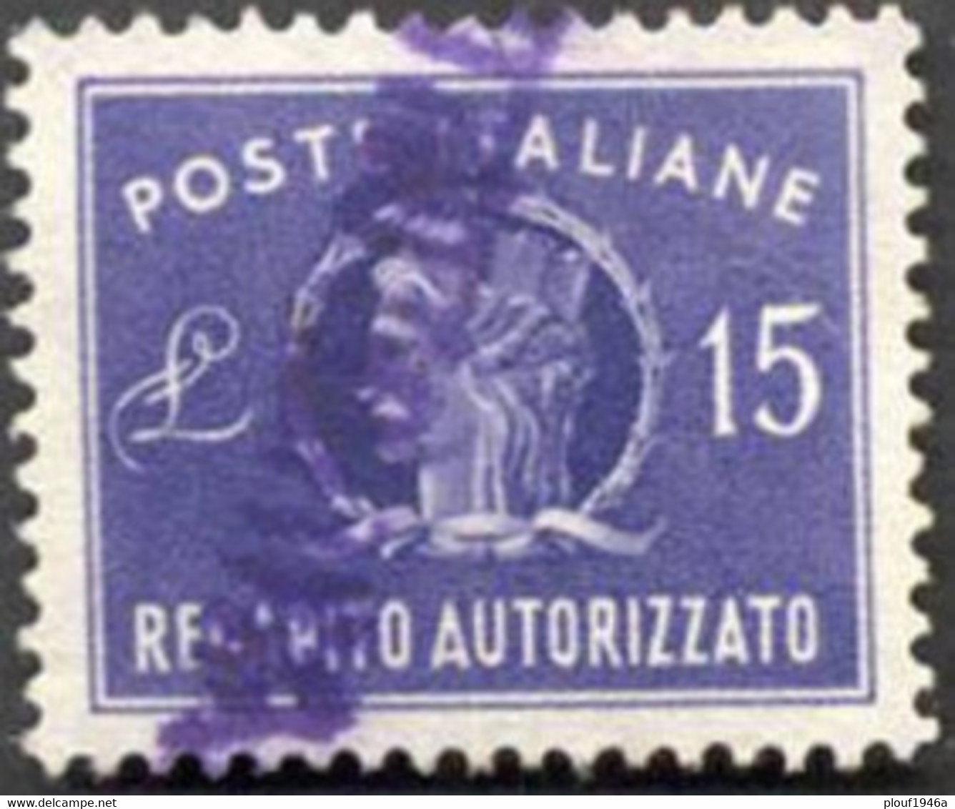 Pays : 247,1 (Italie : République) Yvert Et Tellier N° : Ex   36 (o) - Express/pneumatic Mail