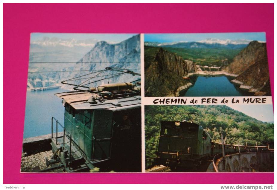 Chemin De Fer De La Mure: Ligne De 30 Kms à Voie Métrique Ouverte En 1888, 142 Ouvrages D´art, Barrage Du Monteynard, Vi - Ouvrages D'Art