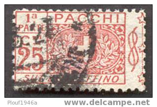 Pays : 247,02 (Italie : Victor-Emmanuel III)  Yvert Et Tellier N°: CP  10 (o) Moitié Gauche - Pacchi Postali