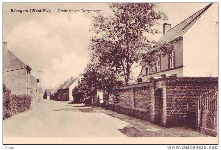 BEKEGEM = Pastorie En Dorpstraat  (A. Storme-Viaene) Vierge - Ichtegem