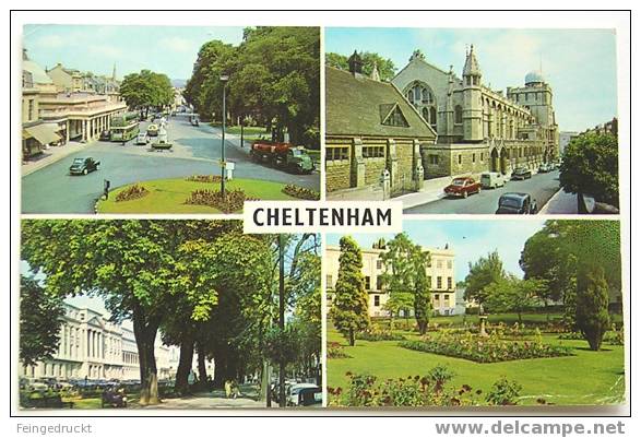 D 2289 - Cheltenham. Promenade, Ladie's College Etc. - Color MBk, Gelaufen - Cheltenham