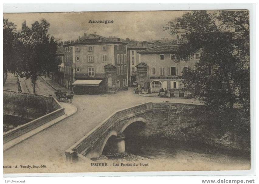 C 1291 - ISSOIRE - Les ôrtes Du Pont - Belle CPA Trés Rare De 1904 Animée - - Issoire