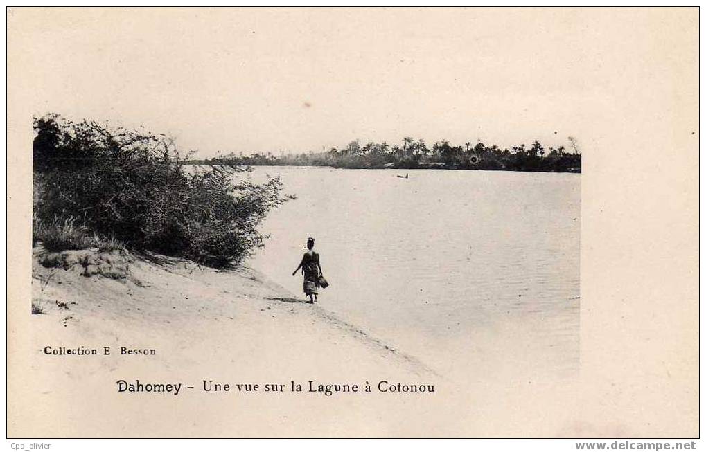 DAHOMEY Cotonou, Vue Sur La Lagune, Animée, Ed Besson, 191? - Dahomey