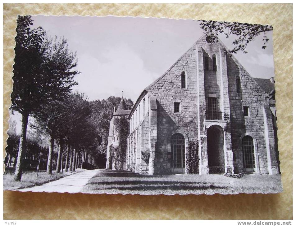 95 ABBAYE DE ROYAUMONT PIGNON DE L ANCIEN BATIMENT DES TRAVAUX ANNEES 50 - Asnières-sur-Oise