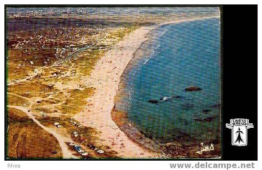 56 Erdeven - ERDEVEN 56410  7746 - La Plage Et Le Camping -  Cpsm Rhea D56D  K56013K  C56054C - Erdeven