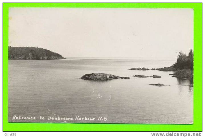 DEADMANS HARBOUR,N.B. - L´ENTRÉE VERS - CARTE À VOYAGÉE EN 1950 - - Sonstige & Ohne Zuordnung