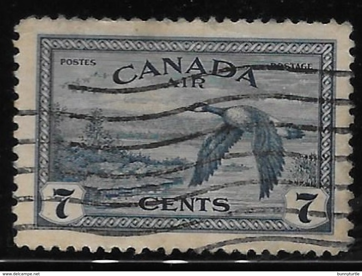 Canada 1946 Canada Geese In Flight Air Mail Used - Posta Aerea