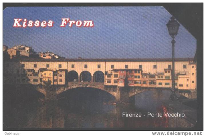 ITALY - C&C CATALOGUE - F3848 - KISSES FROM - FIRENZE - Öff. Themen-TK