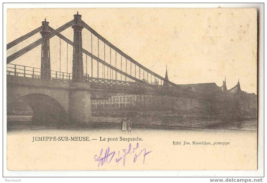 7003 - JEMEPPE-SUR-MEUSE - Le Pont Suspendu - Seraing