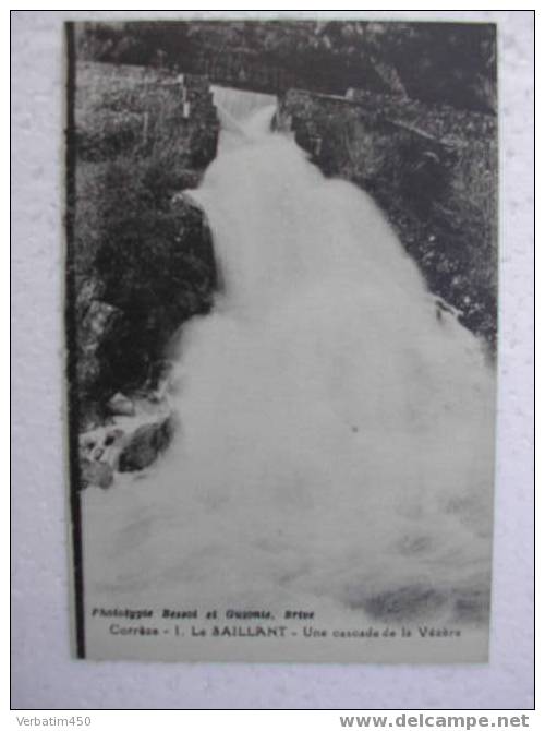 19..CORREZE..LE SAILLANT..UNE CASCADE DE LA VEZERE - Argentat