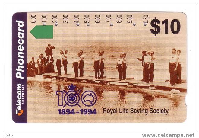 ROYAL LIFE SAVING SOCIETY - Australia Old Card ( Little Bend Card ) - Australië