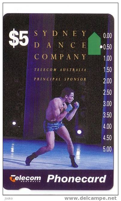 SYDNEY DANCE COMPANY - Australia Old Rare Card * Boxing Boxe Boxen Boxeo Sport - Australia