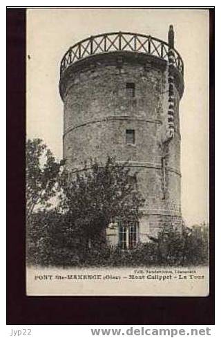 Jolie CP Souple Oise 60 Pont Sainte-Maxence Mont Calippet La Tour - écrite 12-1-1919 - Pont Sainte Maxence