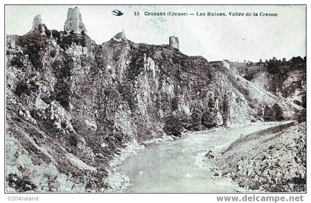 Crozant - Les Ruines Vallée De La Creuse - Crozant