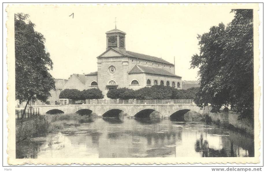 NISMES - L'Eglise Et Le Pont Sur L'Eau Noire (405) - Viroinval