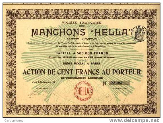 MANCHONS HELLA 1907 (art. N° 127 ) - Industrial