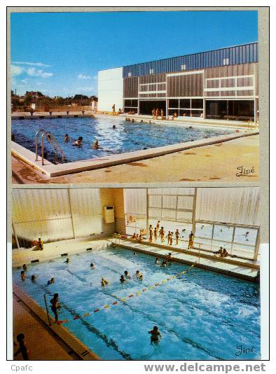 LA SUZE : 3 CARTES SUR LA PISCINE - ANNEES 1970 - La Suze Sur Sarthe