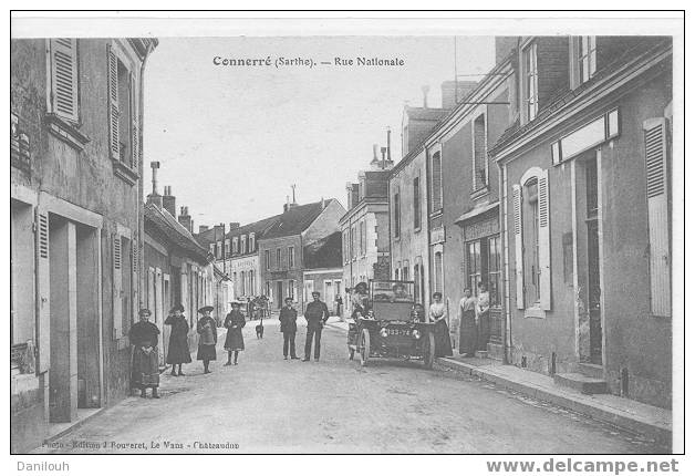 72 // SARTHE / CONNERRE / Rue Nationale / Ed Bouveret / ANIMEE + / # - Connerre