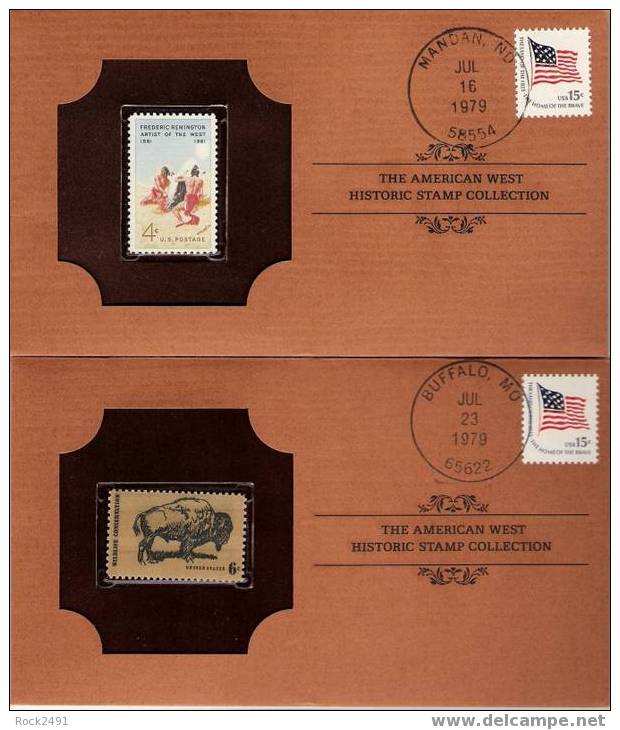 US Scott 898 Thru 1542 Mint Stamps Attached To 10 Covers US Scott 1597 - Covers & Documents