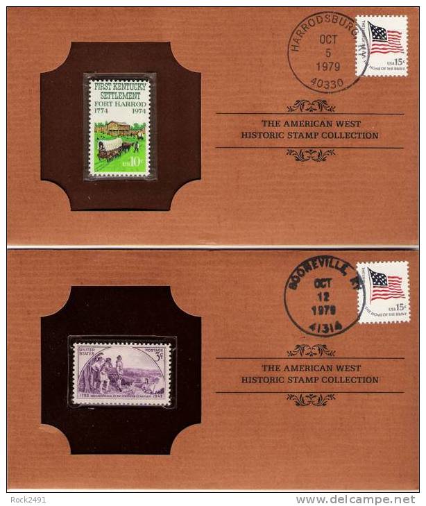 US Scott 898 Thru 1542 Mint Stamps Attached To 10 Covers US Scott 1597 - Storia Postale