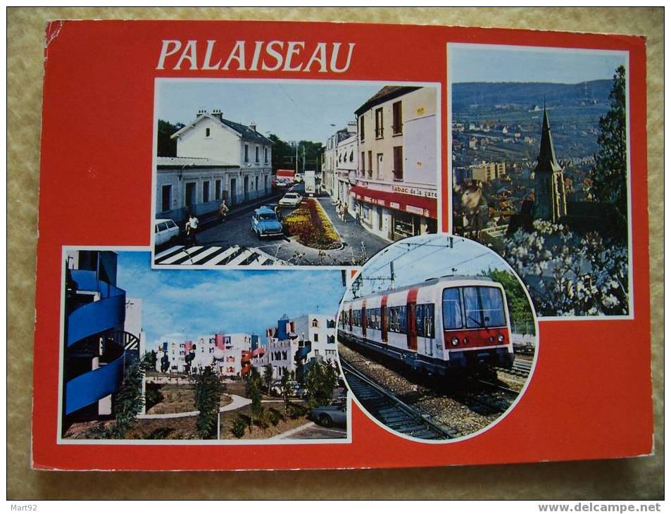 91 PALAISEAU VUES DIVERSES  LA GARE  RER - Palaiseau