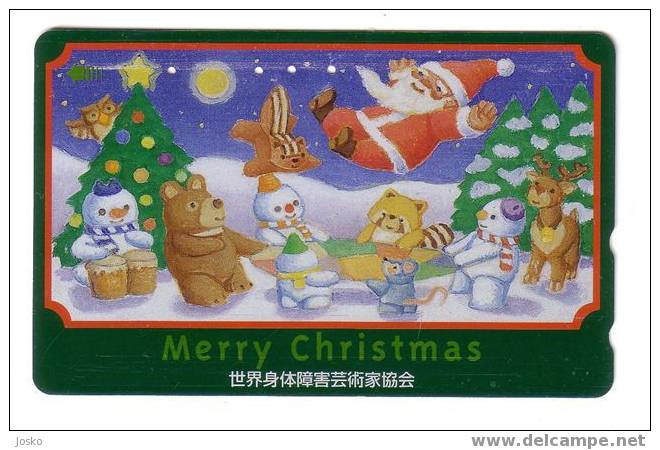 Birds Of Pray - Owl - Eule - Hibou – Owls - Chouette - Merry Christmas - Santa Claus - Pere Noel - Japan - Noel
