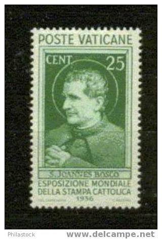 VATICAN Nº 74 ** - Ongebruikt