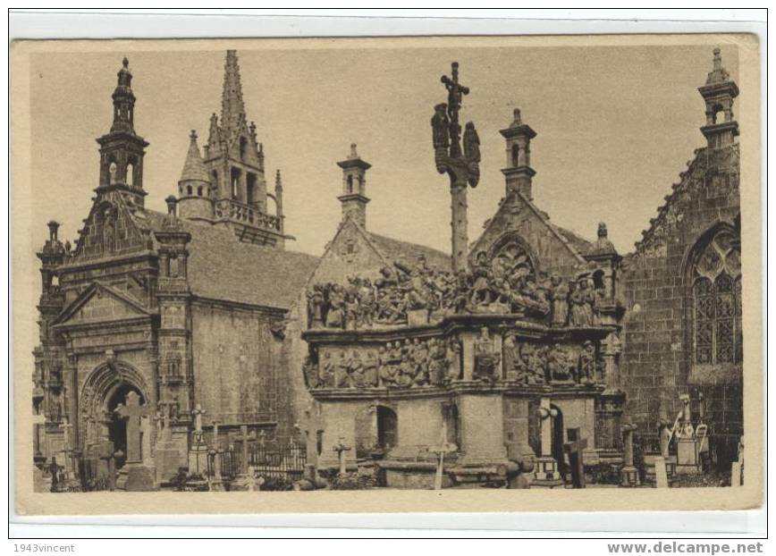 C 1361 - GUIMILLIAU - Le Calvaire Et L'église - 2 - Belle CPA - Dép. 29 - - Guimiliau