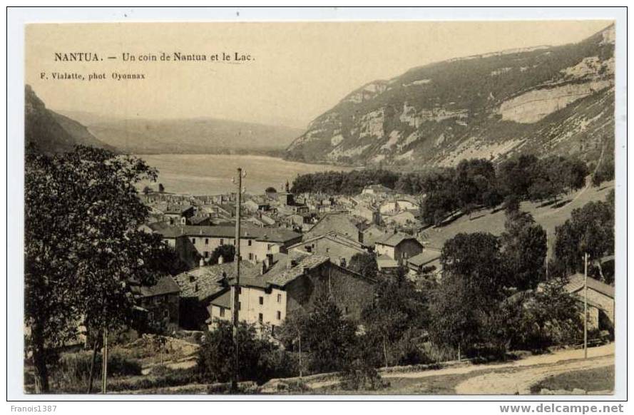 Ref 124  - NANTUA - Un Coin De Nantua Et Le Lac - Nantua