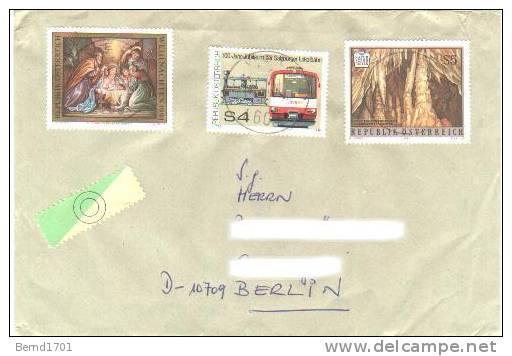 Österreich / Austria - Umschlag Echt Gelaufen / Cover Used (1992) - Cartas & Documentos