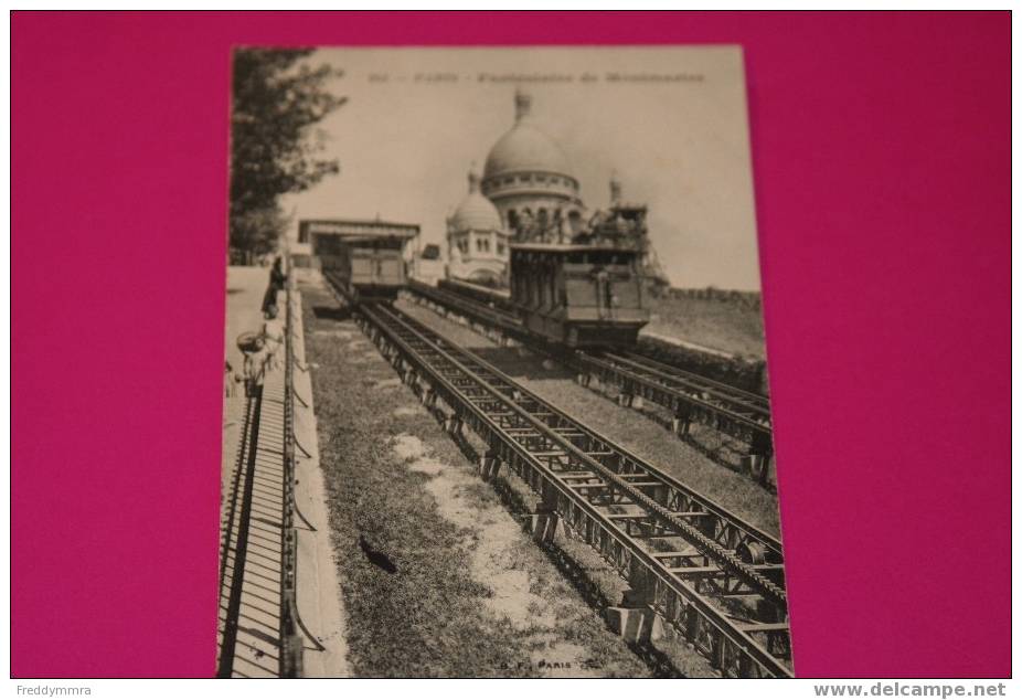 Paris - Funiculaire De Montmartre En 1910 - Kabelbanen