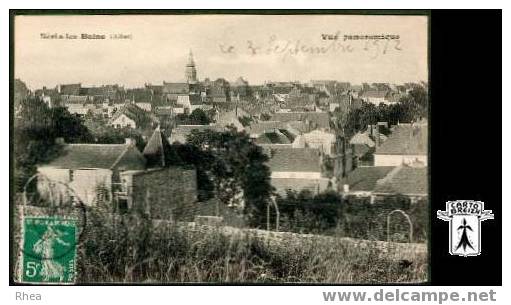 03 Néris-les-Bains - Néris-les-Bains (Allier)  Vue Panoramique -  Cpa Rhea D03D  K03185K  C03195C - Neris Les Bains